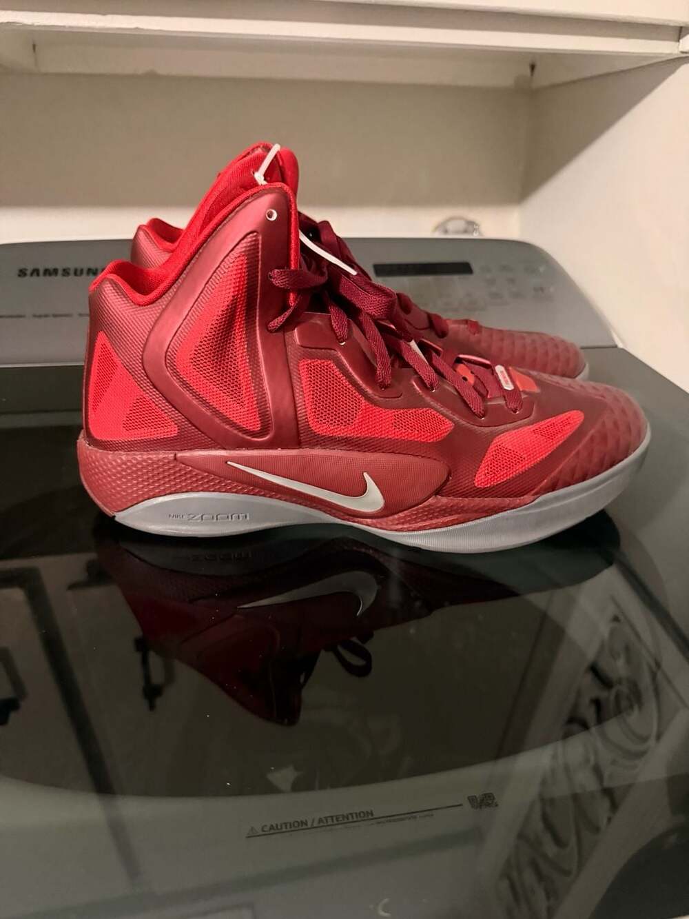 Nike Zoom Hyperfuse 2011 Premium Team Red Basketball